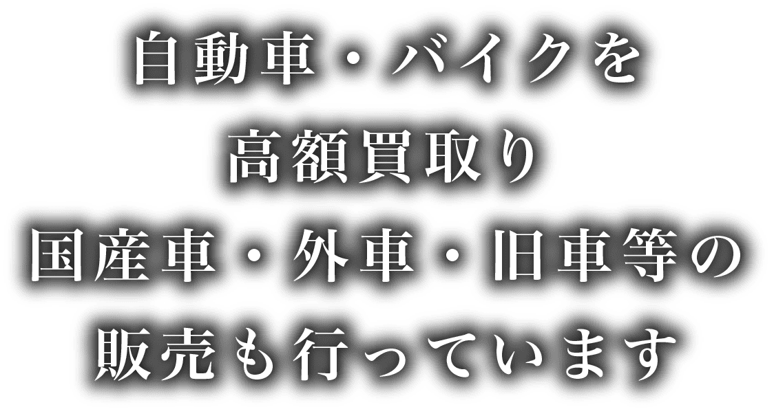 独自の販売ルートでお客様の「理想の1台」をお探しします